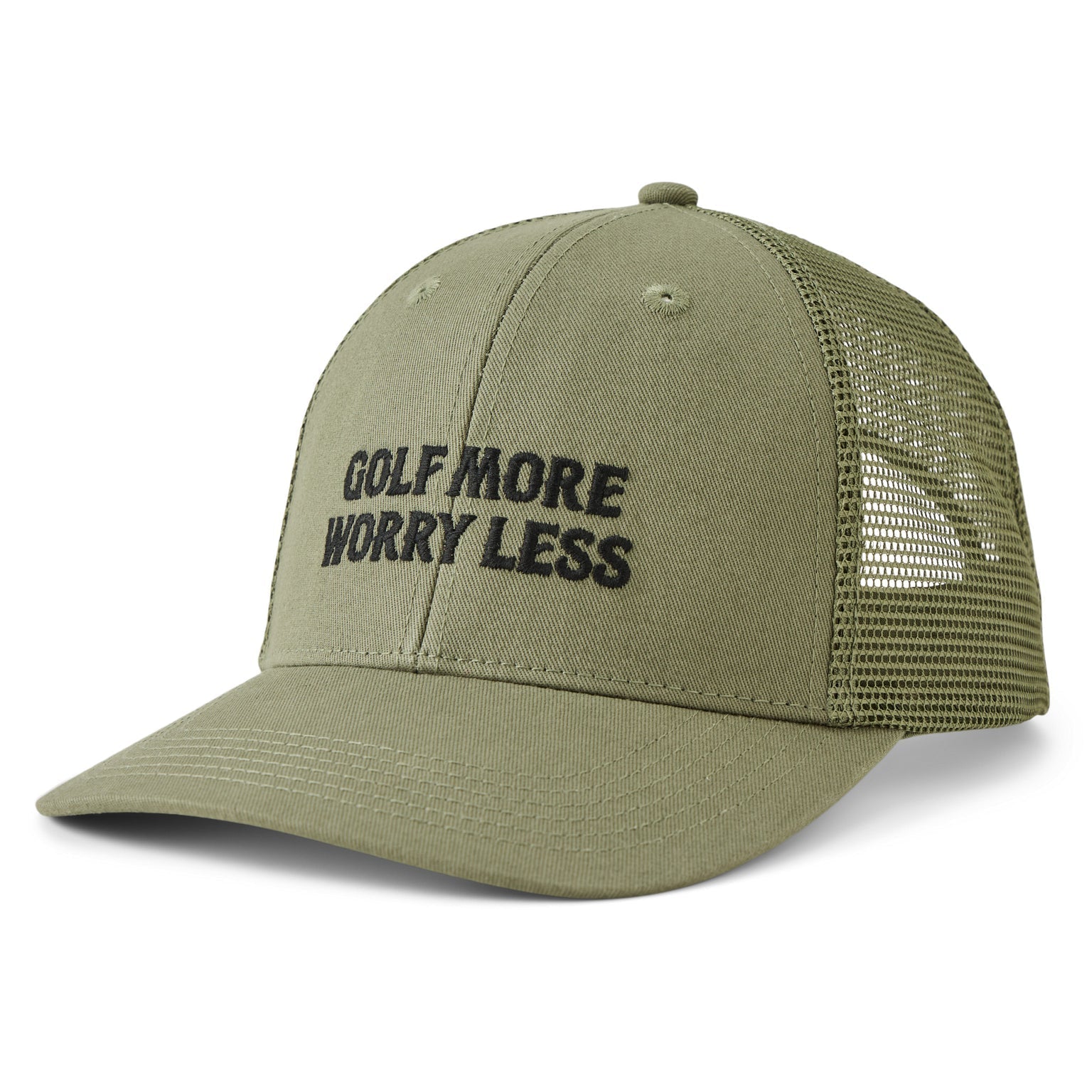 Adult Unisex Golf More Worry Less Trucker Hat - 140447