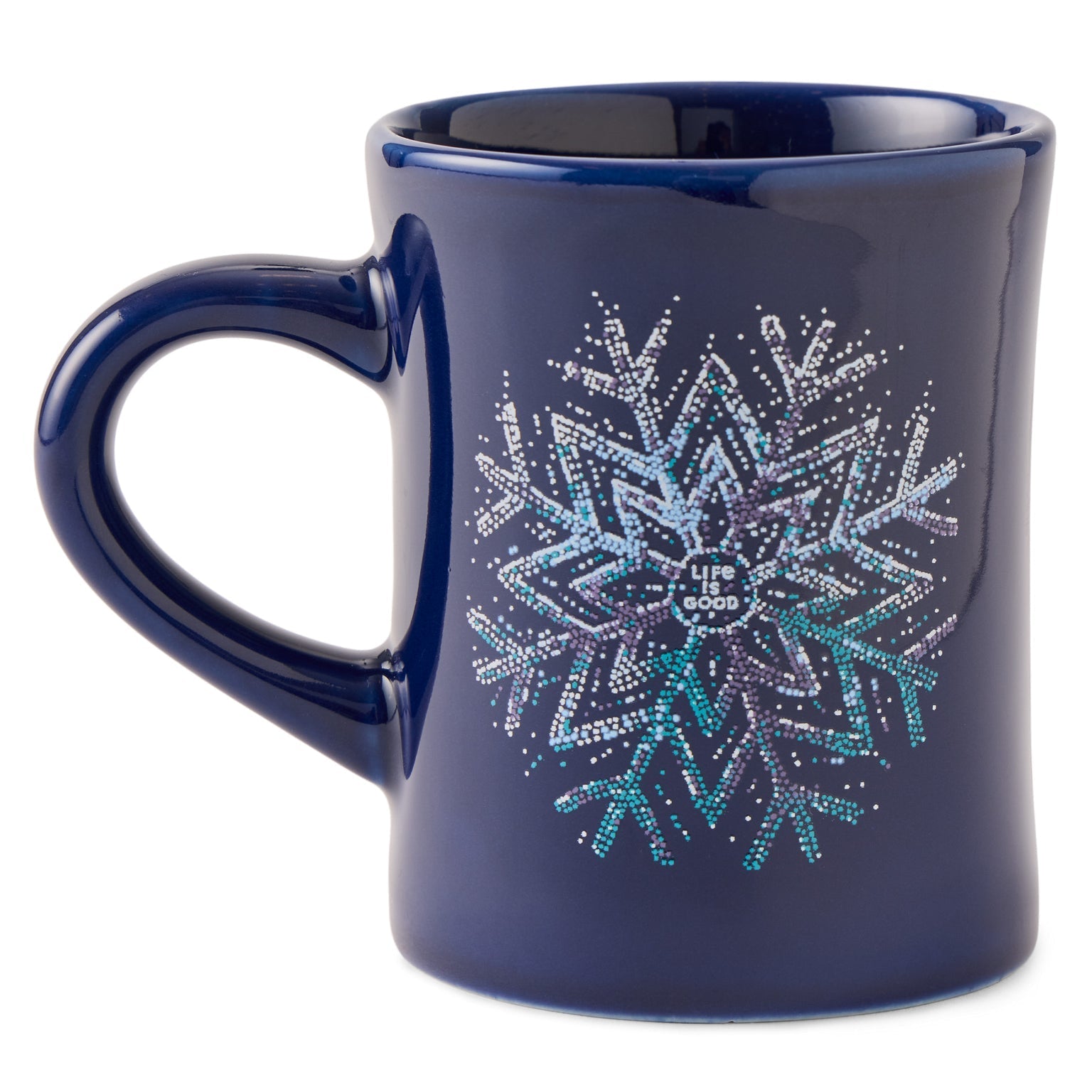 Adult Unisex Sparkle Snowflake Diner Mug - 140543