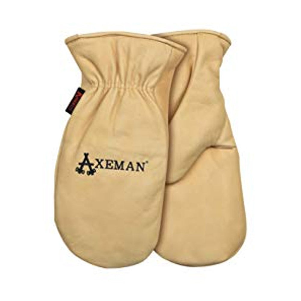 Axeman Lined Grain Leather Insulated Mitt - Golden - 1930