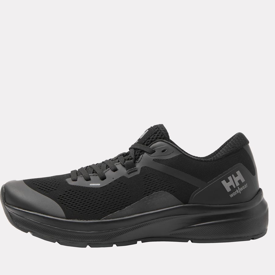 Barcode Low Soft Toe Work Shoes Electrical Hazard Protection - 990 Black - 78462