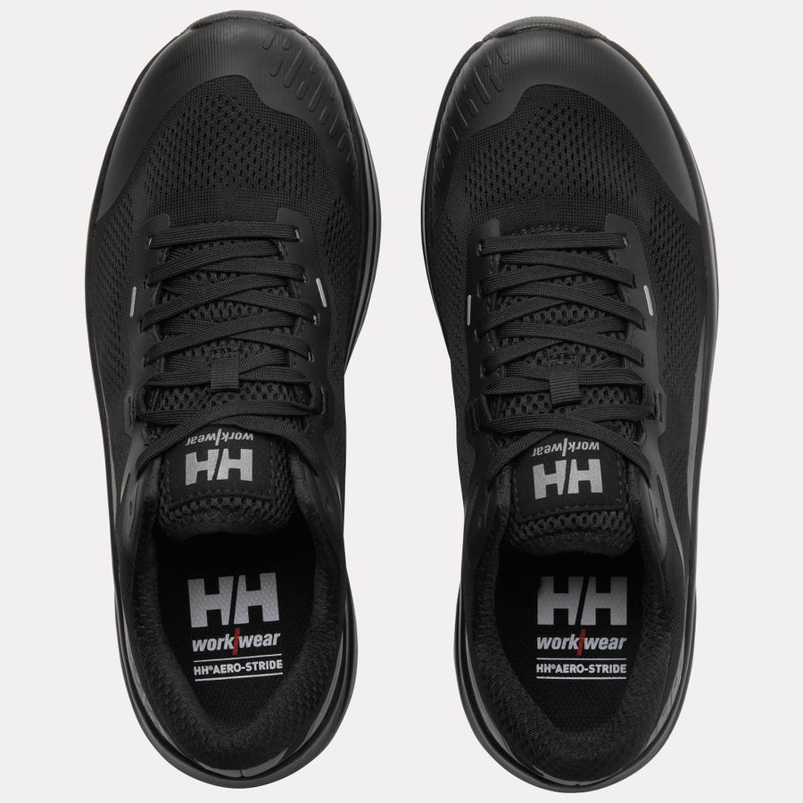 Barcode Low Soft Toe Work Shoes Electrical Hazard Protection - 990 Black - 78462