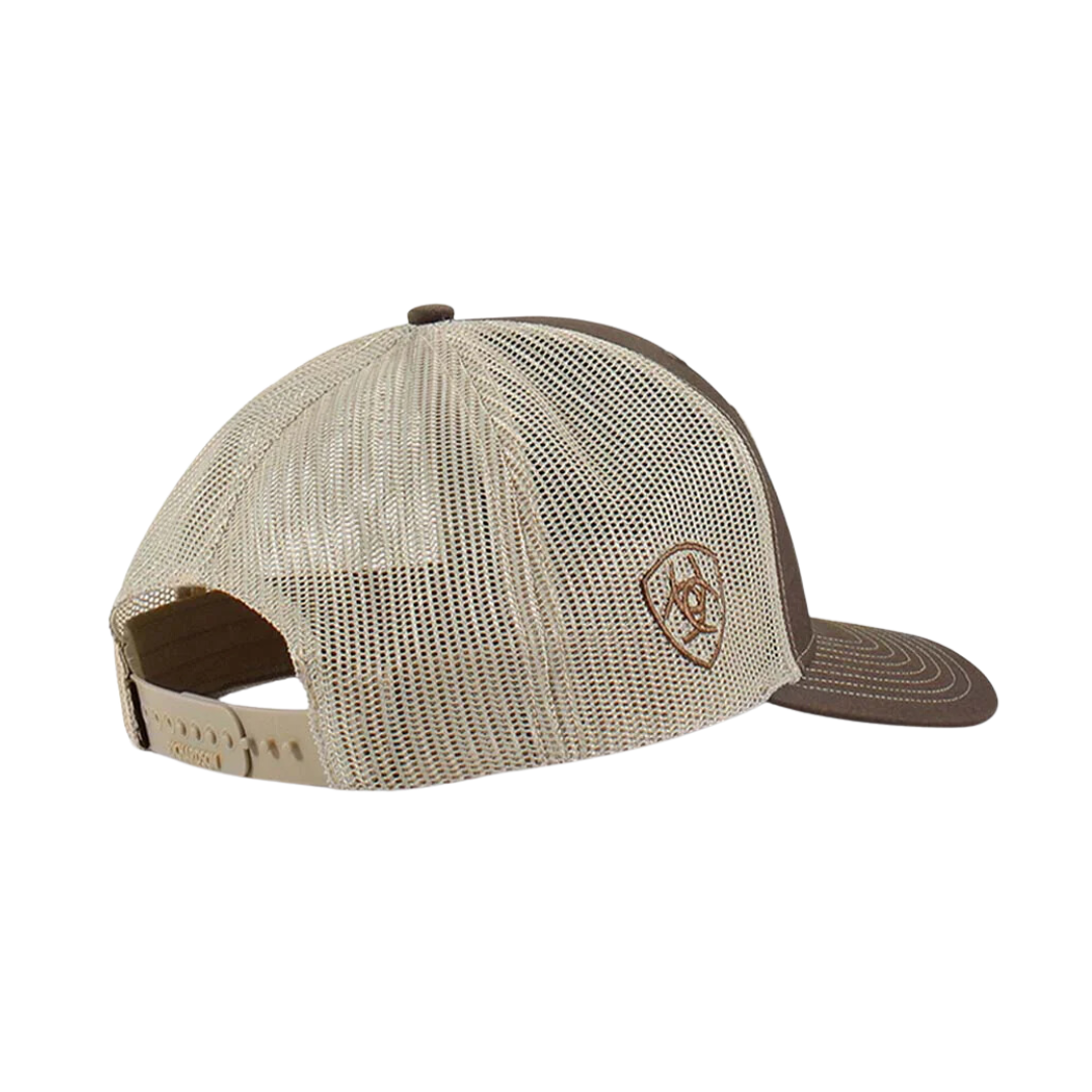 Ariat Men's Serape Steerhead Brown Cap - A300046002