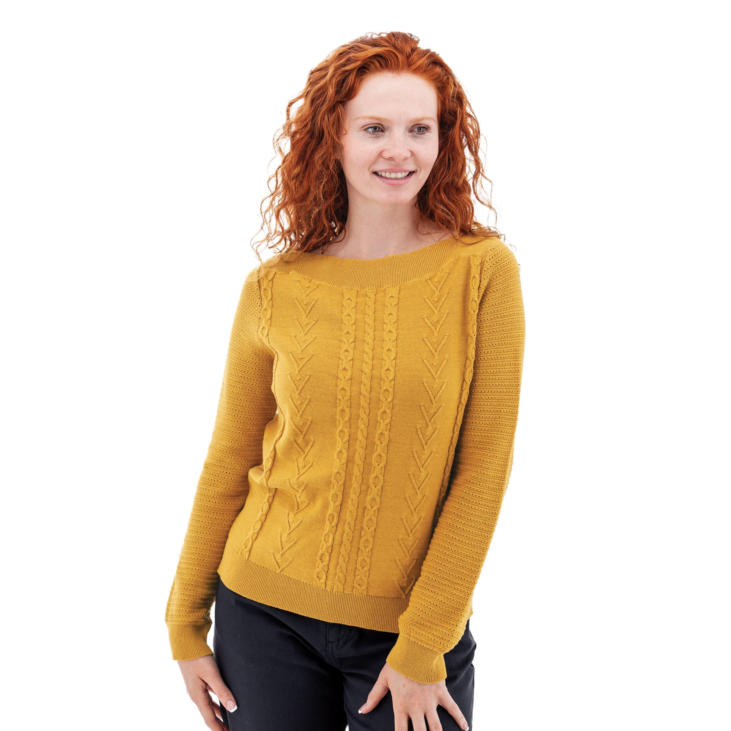 Twiggy Boat Neck Sweater - N533630