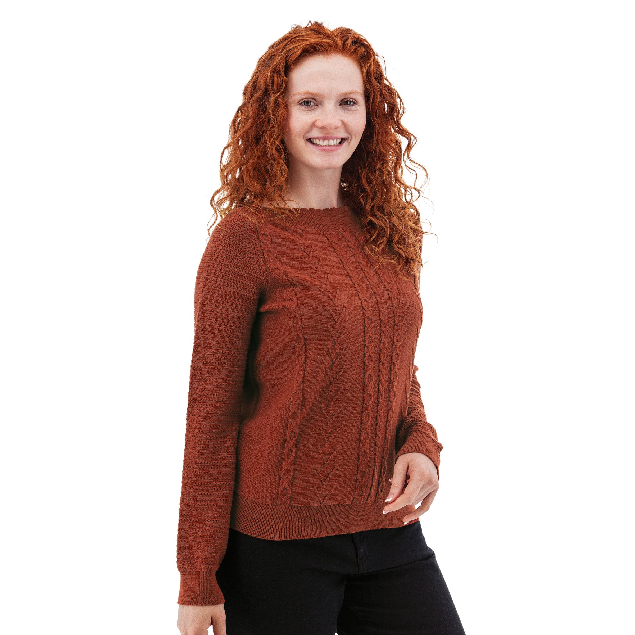Twiggy Boat Neck Sweater - N533630