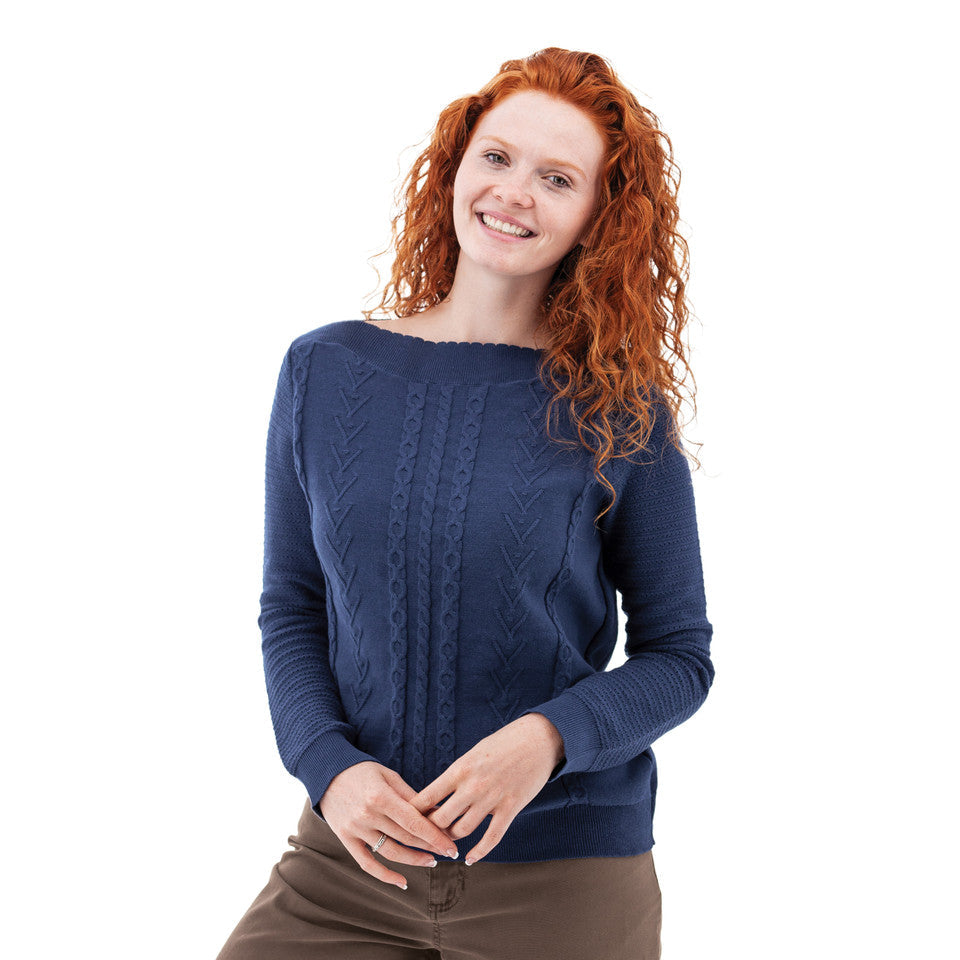 Twiggy Boat Neck Sweater - N533630
