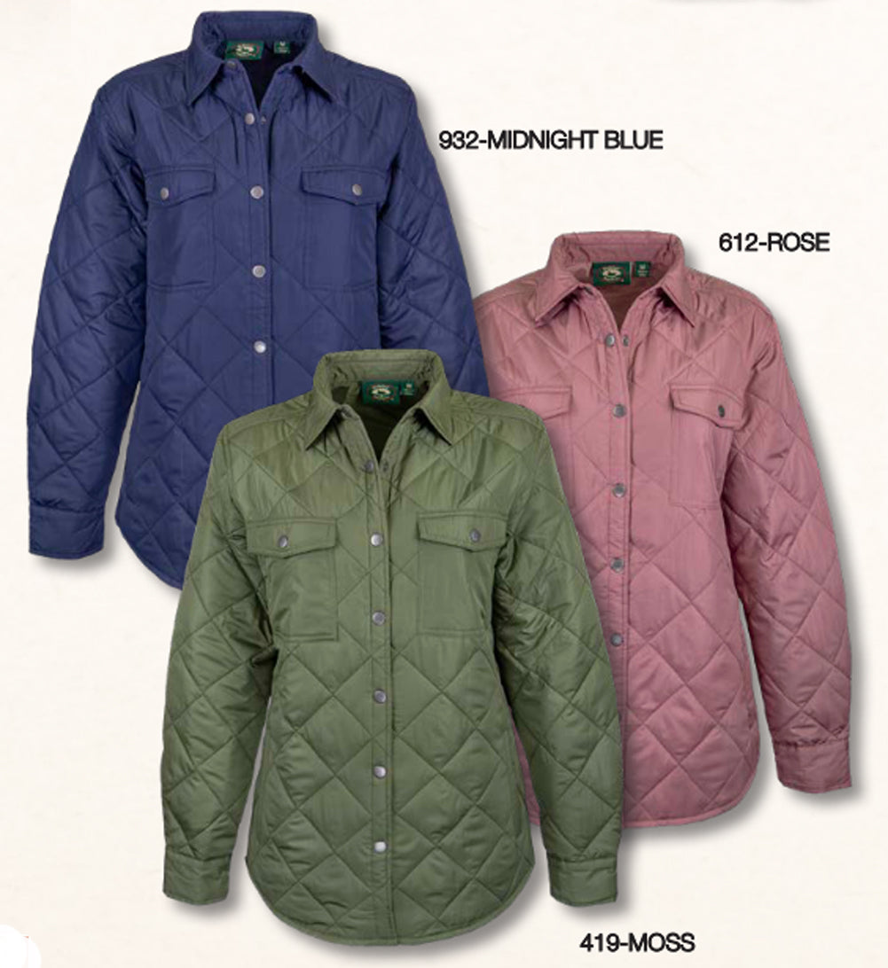 AMITY - QUILTED SHIRT JACKET - P2535-556