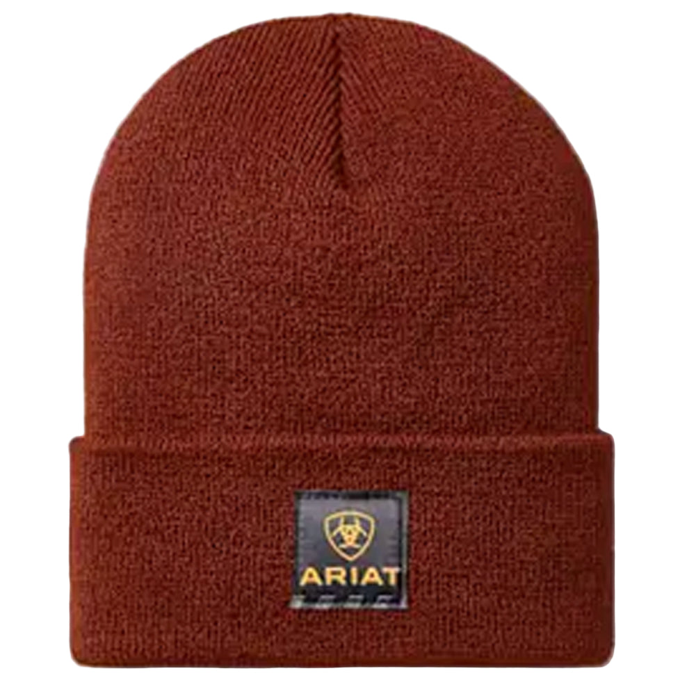 Ariat Rebar Adult Fired Brick Beanie - 10063136