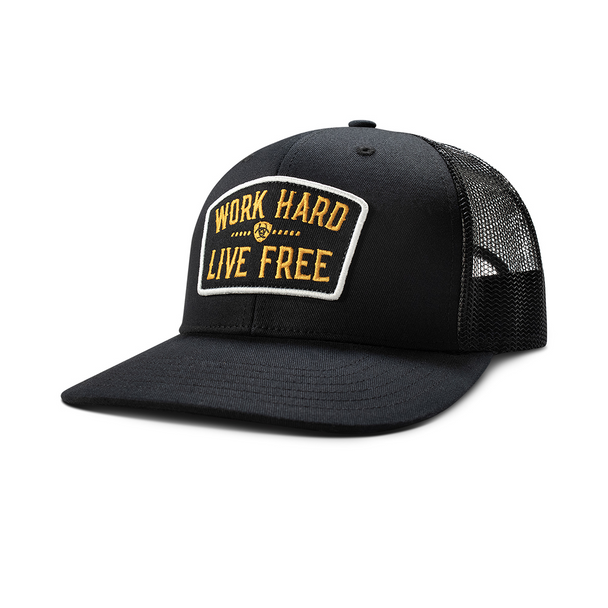 Ariat Work Hard Patch Hat - Black - A290001801