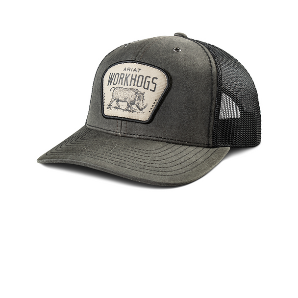 Ariat Work Hogs Snap Back Hat - Charcoal - A290001707